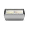 31 in. Countertop Ice Cream Display case with 4 Pans and Glass Sneeze Guard in Stainless-Steel