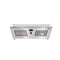 31 in. Countertop Ice Cream Display case with 4 Pans and Glass Sneeze Guard in Stainless-Steel