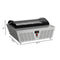 32 in. 4-Pan Countertop Ice Cream Display Freezer with Curved Glass Top in Stainless-Steel