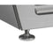 32 in. 4-Pan Countertop Ice Cream Display Freezer with Curved Glass Top in Stainless-Steel