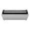39 in. 5-Pan Countertop Ice Cream Display Freezer with Curved Glass Top in Stainless-Steel