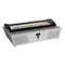 45 in. 6-Pan Countertop Ice Cream Display Freezer with Curved Glass Top in Stainless-Steel