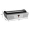 45 in. 6-Pan Countertop Ice Cream Display Freezer with Curved Glass Top in Stainless-Steel