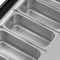 45 in. 6-Pan Countertop Ice Cream Display Freezer with Curved Glass Top in Stainless-Steel