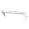 48 in. Front Shelf for Commercial Outdoor Grill in Stainless-Steel