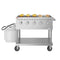 36 in. Commercial Mobile Outdoor Grill in Stainless Steel