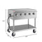 36 in. Commercial Mobile Outdoor Grill in Stainless Steel