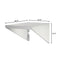 14 in. Rugged and Durable Side Shelf for Commercial Outdoor Grill in Stainless-Steel