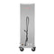 33 in. Commercial Non-Insulated Heated Holding Cabinet with 36-Pan Capacity and Glass Door in Silver