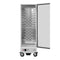 33 in. Commercial Non-Insulated Heated Holding Cabinet with Wire Racks and Glass Door in Silver