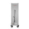 33 in. Commercial Non-Insulated Heated Holding Cabinet with Wire Racks and Glass Door in Silver