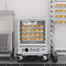 33 in. Commercial Insulated Half-Size Heated Holding Proofing Cabinet with 12-Pan Capacity and Glass Door in Silver