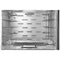 33 in. Commercial Half Size Non-Insulated 12-Pan Holding Cabinet with Wire Racks and Solid Dutch Doors in Silver