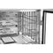 33 in. Commercial Half Size Non-Insulated 12-Pan Holding Cabinet with Wire Racks and Solid Dutch Doors in Silver