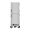 33 in. Commercial Insulated Heated Holding/Proofing Cabinet with 36-Pan Capacity and Solid Dutch Doors in Silver