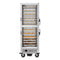 33 in. Commercial Insulated Heated Holding/Proofing Cabinet with 36-Pan Capacity and Solid Dutch Doors in Silver