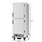33 in. Commercial Insulated Heated Holding/Proofing Cabinet with 36-Pan Capacity and Solid Dutch Doors in Silver