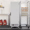 33 in. Commercial Insulated Heated Holding/Proofing Cabinet with 36-Pan Capacity and Solid Door in Silver