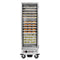 33 in. Commercial Non-Insulated Glass Door Heated Holding/Proofing Cabinet with 36-Pan Capacity in Silver