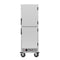 33 in. Commercial Insulated Heated Holding/Proofing Cabinet with Wire Racks and Solid Dutch Doors in Silver