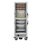 33 in. Commercial Insulated Heated Holding/Proofing Cabinet with Wire Racks and Solid Dutch Doors in Silver