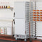 33 in. Commercial Insulated Heated Holding/Proofing Cabinet with Wire Racks and Solid Dutch Doors in Silver
