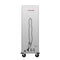 33 in. Commercial Insulated Heated Holding/Proofing Cabinet with Wire Racks and Solid Dutch Doors in Silver