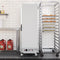33 in. Commercial Insulated Heated Holding/Proofing Cabinet with Wire Racks and Solid Door in Silver