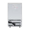 18 in. 100 lbs./24 hrs. Commercial & Residential Crescent Ice Maker with 30 lbs. of Storage Capacity in Stainless-Steel