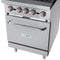 24 in. 4 Burner Commercial Liquid Propane Range with Oven in Stainless-Steel