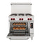 36 in. Commercial Electric Range with 6 Burners and 1 Standard Electric Oven in Stainless Steel - 208V 3-Phase