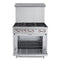36 in. 6 Burner Commercial Liquid Propane Range in Stainless-Steel