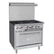 36 in. 6 Burner Commercial Liquid Propane Range in Stainless-Steel