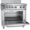 36 in. 6 Burner Commercial Liquid Propane Range in Stainless-Steel
