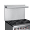 36 in. 6 Burner Commercial Natural Gas Range in Stainless-Steel