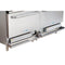 60 In. Commercial Electric Range with 10 Burners and 2 Standard Electric Ovens in Stainless Steel - 208V 3-Phase