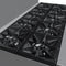 60 in. 10 Burner Commercial LP Range with Oven in Stainless-Steel
