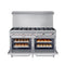 60 in. Commercial 10 Burner Natural Gas Range in Stainless-Steel