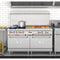 60 in. Commercial Natural Gas Range – 4 Burners, 36 in. Griddle, 2 Standard Ovens in Stainless-Steel