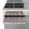 60 in. Commercial Natural Gas Range – 4 Burners, 36 in. Griddle, 2 Standard Ovens in Stainless-Steel