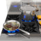 60 in. Commercial Natural Gas Range – 4 Burners, 36 in. Griddle, 2 Standard Ovens in Stainless-Steel