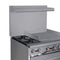 36 in. 2 Burner Commercial LP Range with 24 in. Griddle in Stainless-Steel