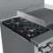 36 in. 2 Burner Commercial Natural Gas Range with 24 in. Griddle in Stainless-Steel