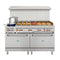 60 in. Dual Oven Commercial Range with 48 in. Griddle and 2 Burners in Stainless-Steel
