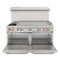 60 in. Dual Oven Commercial Range with 48 in. Griddle and 2 Burners in Stainless-Steel