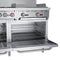 60 in. 6 Burner Commercial LP Range with 24 in. Griddle in Stainless-Steel