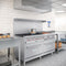 60 in. 6 Burner Commercial Natural Gas Range with 24 in. Griddle in Stainless-Steel