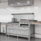 60 in. Commercial LP Range with 24 in. Griddle and Broiler in Stainless-Steel