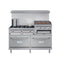 60 in. 6 Burner Commercial Natural Gas Range with 24 in. Griddle and Broiler