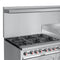 60 in. 6 Burner Commercial Natural Gas Range with 24 in. Griddle and Broiler
